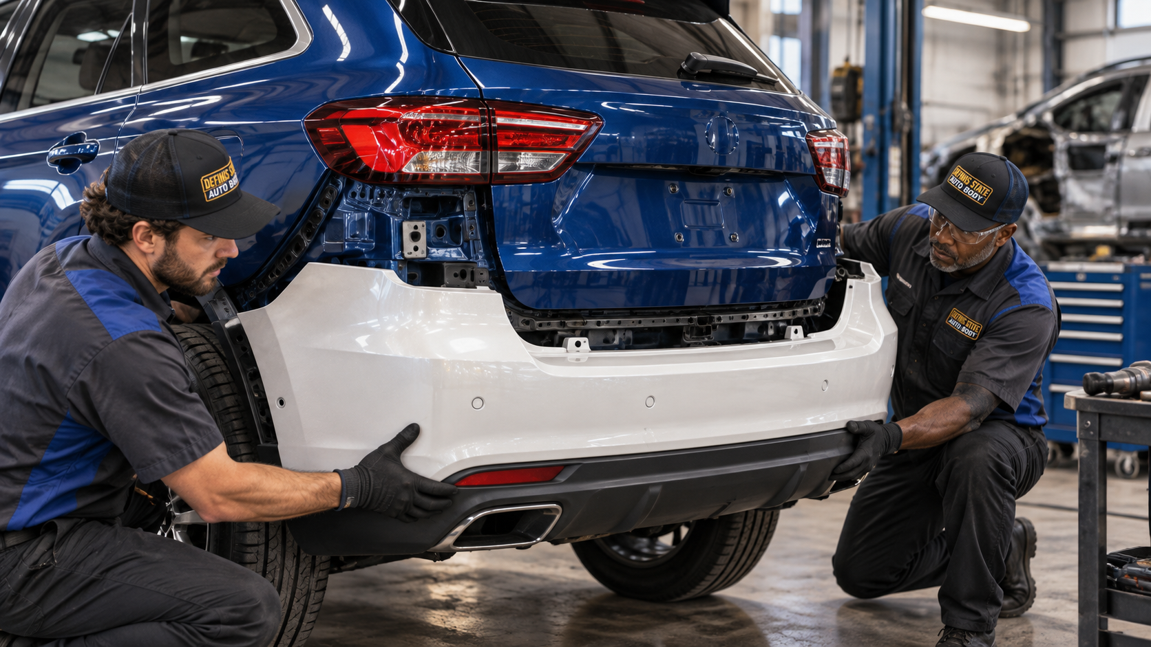 Bensalem Collision Repair 19020 Bucks County Pennsylvania by Definis Auto Body. Bumper repair, dent repair, paint refinishing, frame straightening, insurance claim assistance and FREE Estimates for cars, trucks, fleet and business vehicles.c