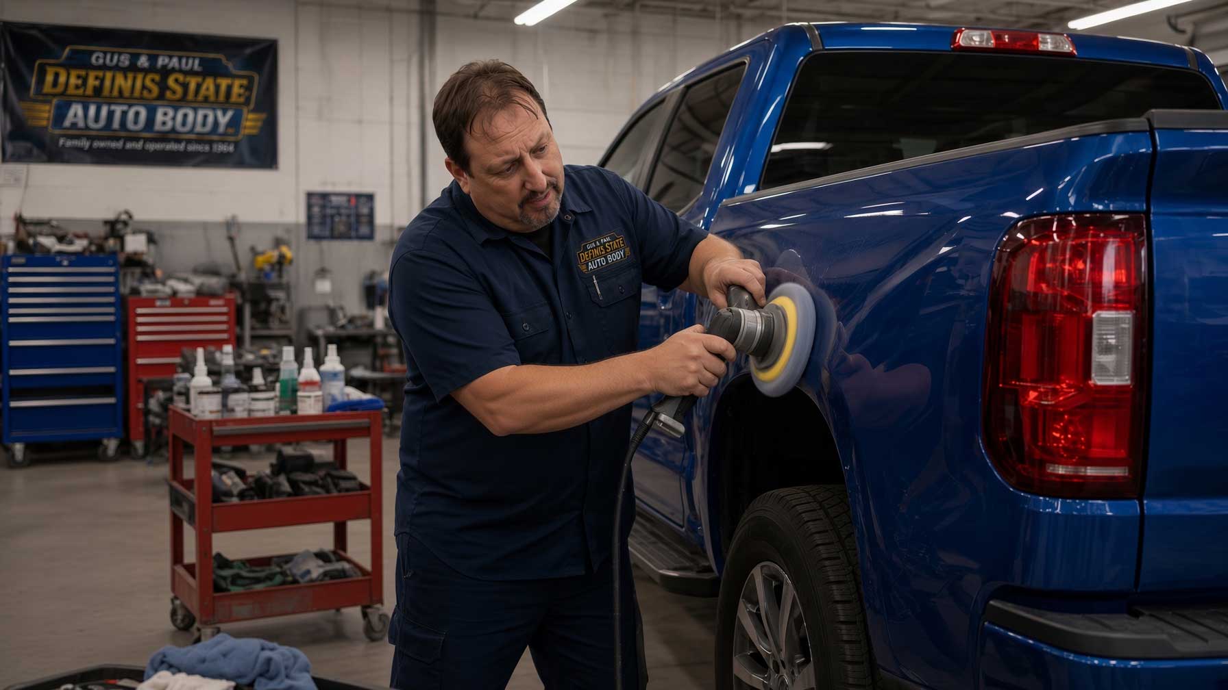 Bucks County Dent Repair 19020 Bensalem by Definis Auto Body. Auto body repair, bumper repair, collision repair, paint refinishing, insurance claim assistance and FREE Estimates for cars, trucks and fleet vehicles.